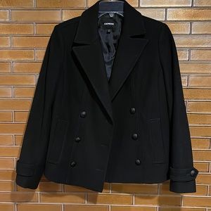 Express Black Military style jacket